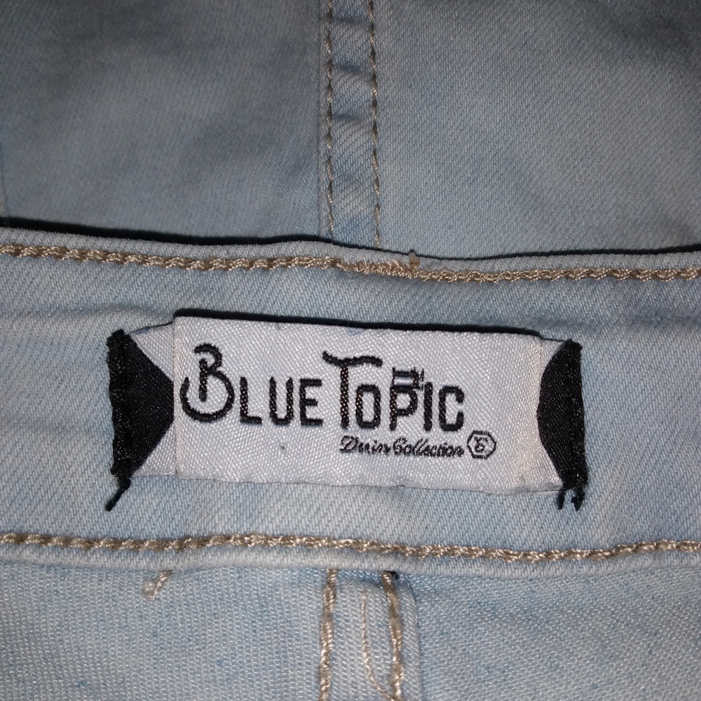 Blue Topic Ombre Juniors shorts SizeXL - Picture 5 of 8